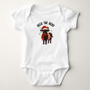 Body Para Bebé Cinturón de bebé de Navidad Beltie Farmer Belted G