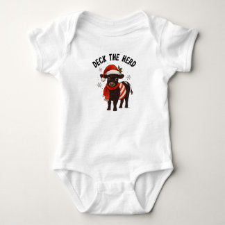 Body Para Bebé Cinturón de bebé de Navidad Beltie Farmer Belted G