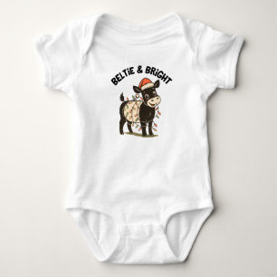 Body Para Bebé Cinturón de bebé de Navidad Beltie Farmer Belted G