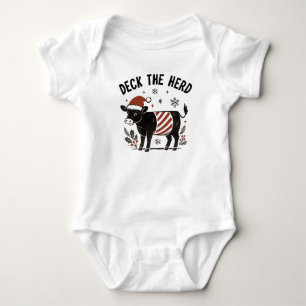 Body Para Bebé Cinturón de bebé de Navidad Beltie Farmer Belted G