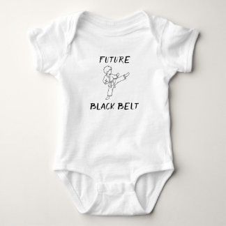 Body Para Bebé Cinturón Negro Futuro Taekwondo Karate