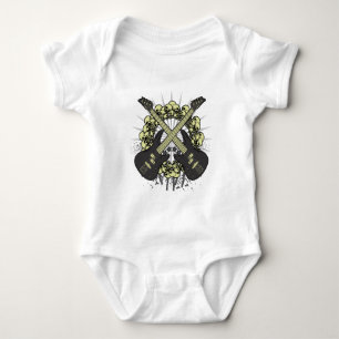 Body Para Bebé Círculo de calaveras