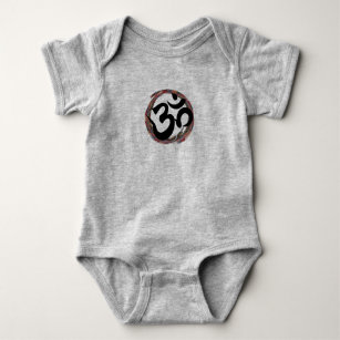 Body Para Bebé Círculo del ohmio del zen del bebé