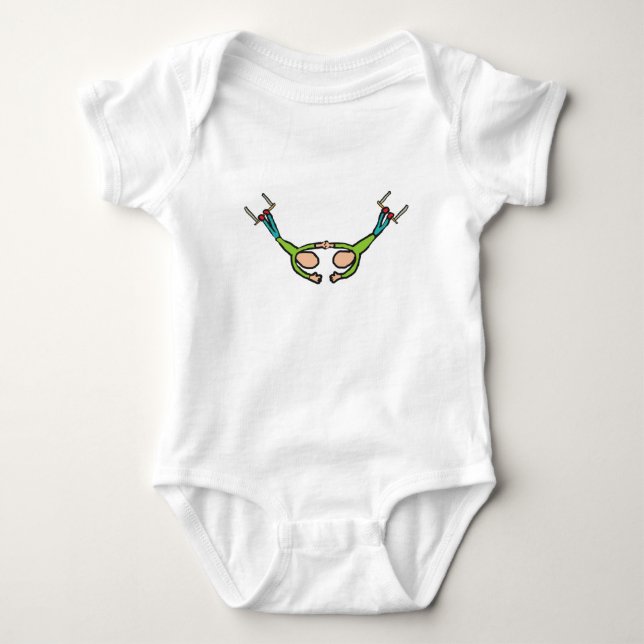 Body Para Bebé Circus Flying Trapeze (Anverso)