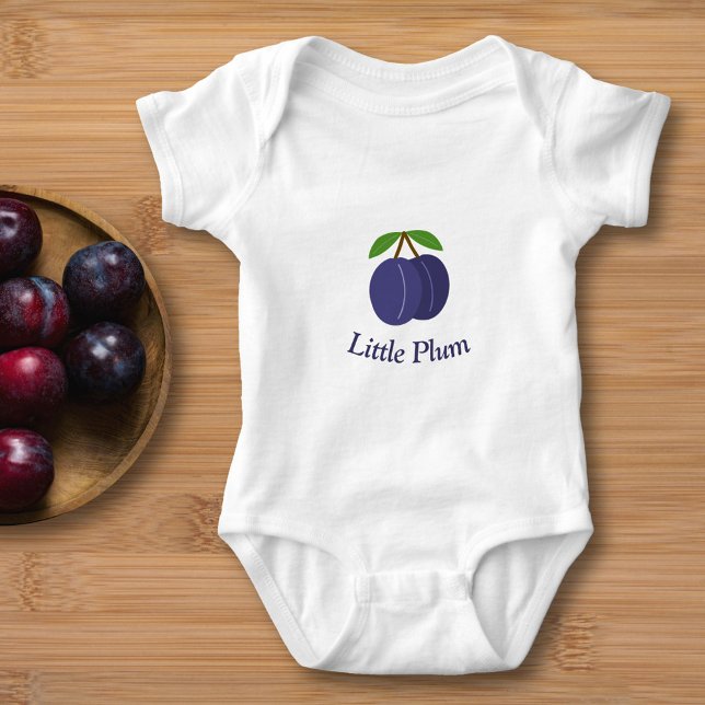 Body Para Bebé Ciruela (Plum Baby Bodysuit)