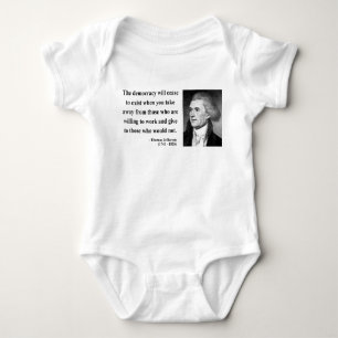 Body Para Bebé Cita 3b de Thomas Jefferson