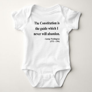 Body Para Bebé Cita 4a de George Washington