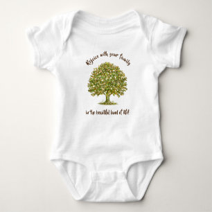 Body Para Bebé Cita de árbol familiar Ropa para la familia