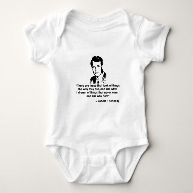 BODY PARA BEBÉ CITA DE BOBBY KENNEDY (Anverso)