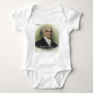 Body Para Bebé Cita de James Madison "Philosophy/Common Sense"