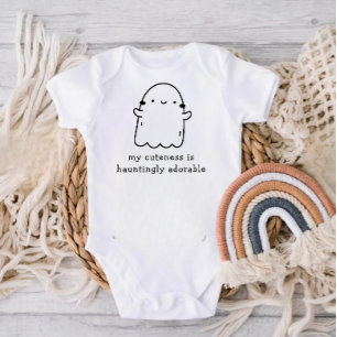 Body Para Bebé Cita divertida sobre Boo Lover Black Text Baby Bod