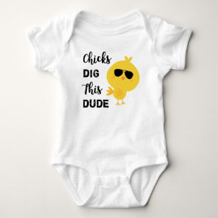 Body Para Bebé Cita graciosa y graciosa... chichas de niños cavan