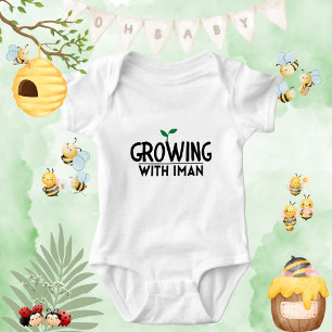 Body Para Bebé Cita islámica de género neutral Eslogan Niño Niña