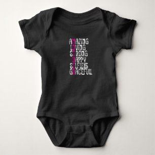 Body Para Bebé Citas de madre : Palabras encantadoras   Diseño de