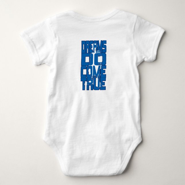 Body Para Bebé City of Hoops Baby Bodysuit (Reverso)