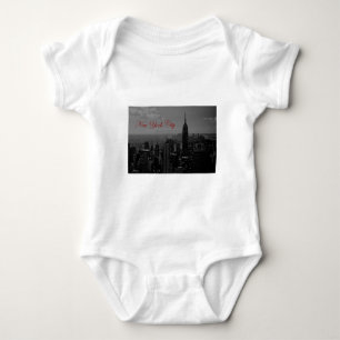 Body Para Bebé Ciudad Nueva York Blanca y Negra