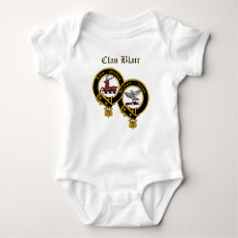 Body Para Bebé Clan Blair Escudo con el nombre de Baby Jumper