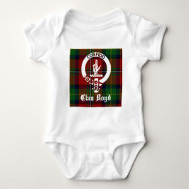 Body Para Bebé Clan Boyd Escudo Tartan