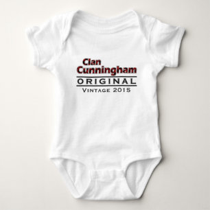 Body Para Bebé Clan Cunningham Vintage Personalizar Your Biryear
