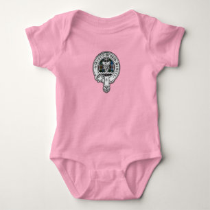 Body Para Bebé Clan Donnachaidh (Robertson) Escudo y Vestido Tart
