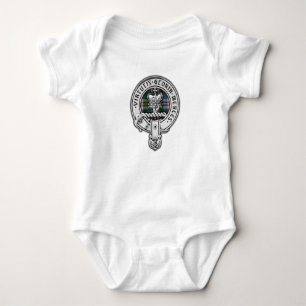 Body Para Bebé Clan Donnachaidh (Robertson) Escudo y Vestido Tart