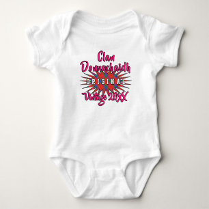 Body Para Bebé Clan Donnachaidh Tartán Burst Vintage Nacimiento