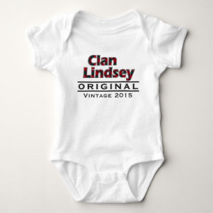 Body Para Bebé Clan Lindsey Vintage Personalizar Your Biryear
