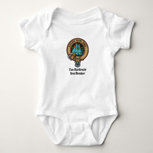 Body Para Bebé Clan MacKenzie Escudo Baby Bodysuit (Anverso)