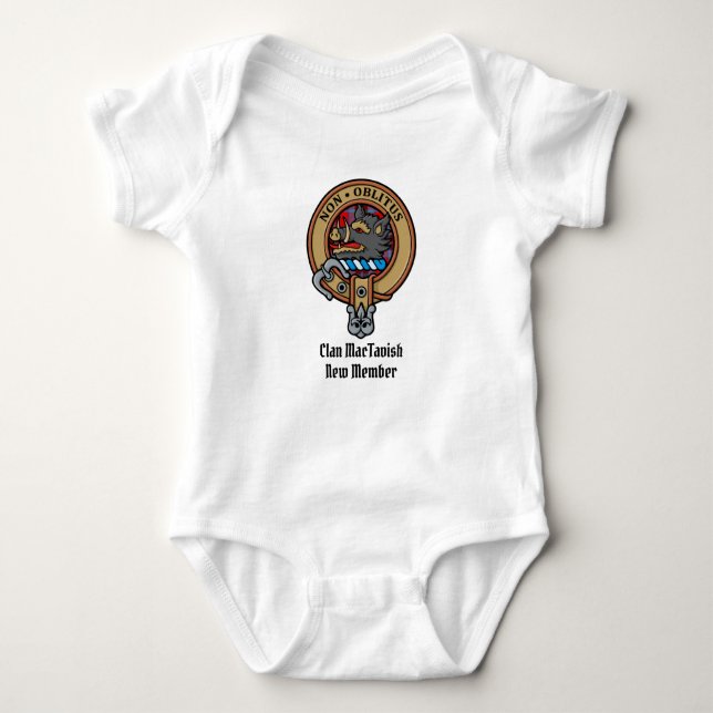 Body Para Bebé Clan MacTavish Escudo Baby Bodysuit (Anverso)