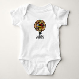 Body Para Bebé Clan Wallace Escudo Baby Bodysuit