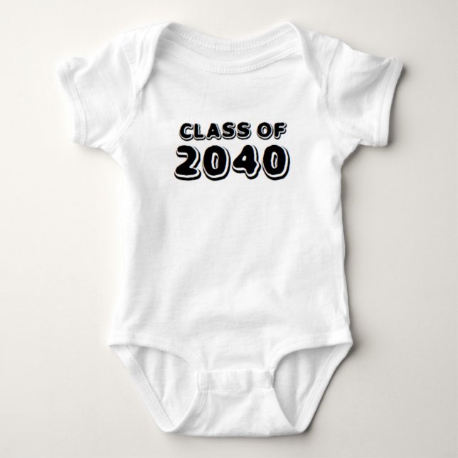 Body Para Bebé clase de 2040 (Anverso)