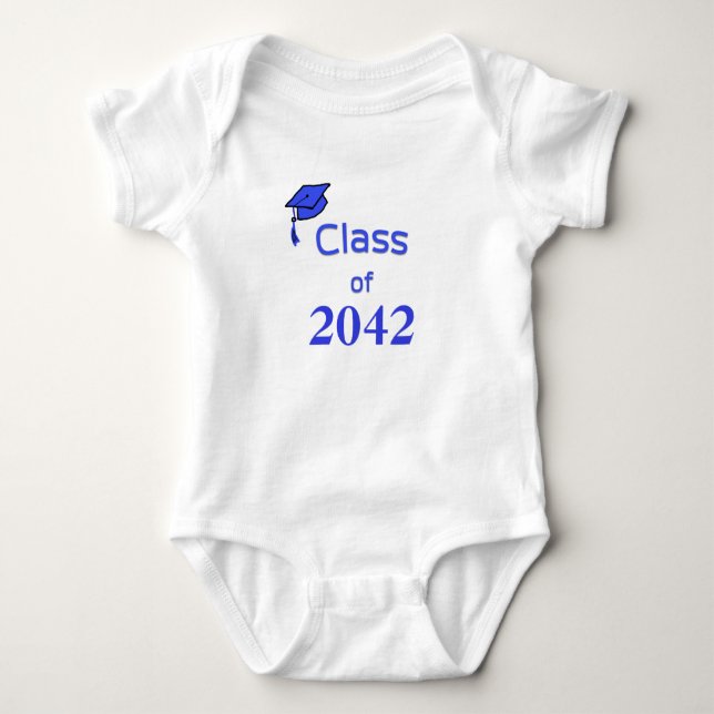 Body Para Bebé Clase de Año Personalizado 2042 (Anverso)