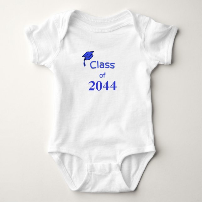 Body Para Bebé Clase de Año Personalizado 2044 (Anverso)