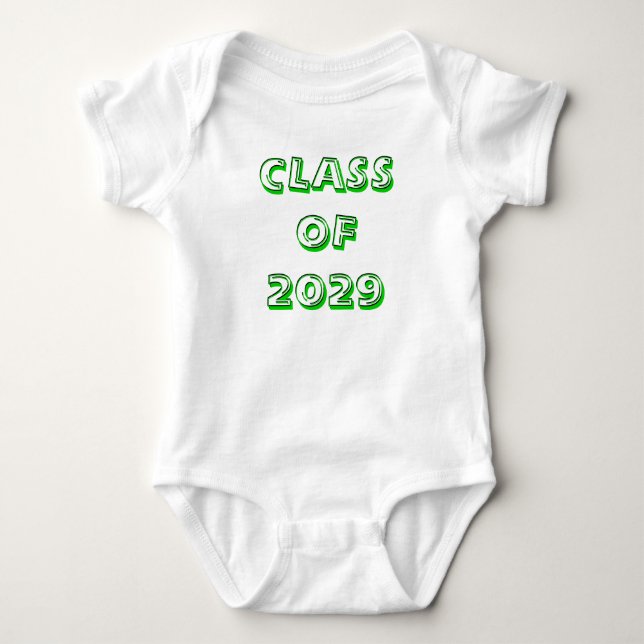 Body Para Bebé Clase de enredadera de 2029 niños (Onesy) (Anverso)