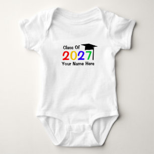 Body Para Bebé clase de graduación de 2027 niños