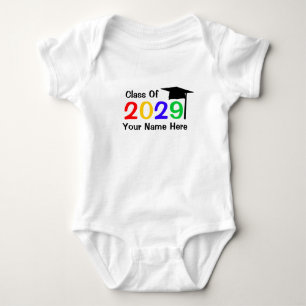 Body Para Bebé clase de graduación de 2029 niños