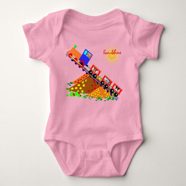 Body Para Bebé Clásico en rosa - (Anverso)