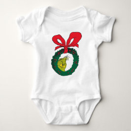 Body Para Bebé Classic The Grinch | Christmas Wreath