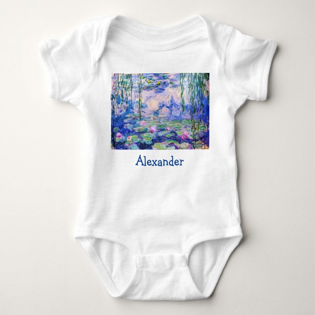 Body Para Bebé Claude Monet - Lilies de agua / Nympheas 1919 (Anverso)