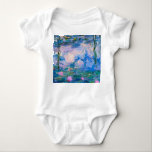 Body Para Bebé Claude Monet - lirios de agua 1919<br><div class="desc">Claude Monet - lirios de agua 1919. Pintura famosa del arte.</div>