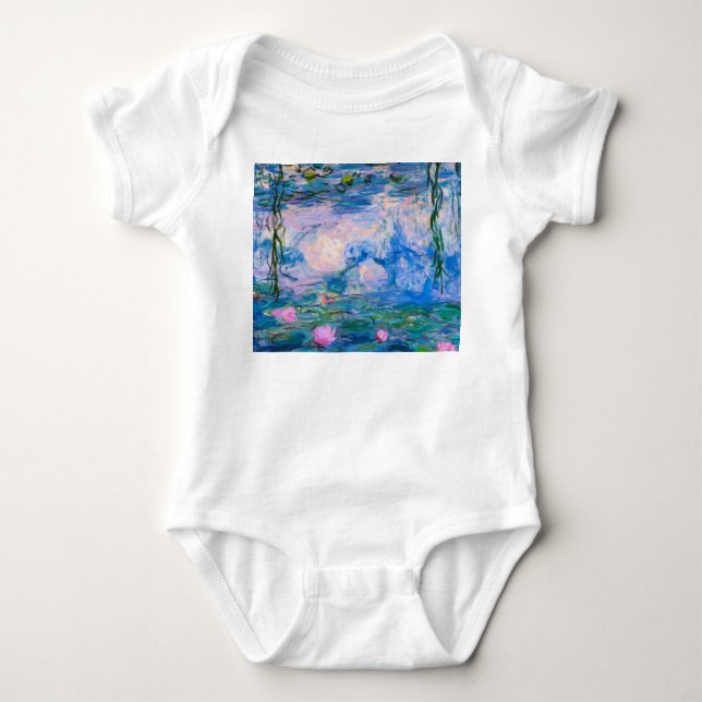 Body Para Bebé Claude Monet - lirios de agua 1919 (Anverso)