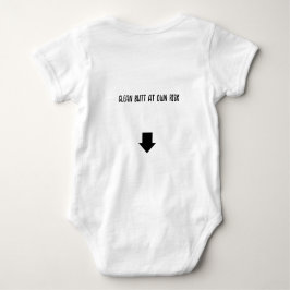 Body Para Bebé clean butt at own risk one piece 
