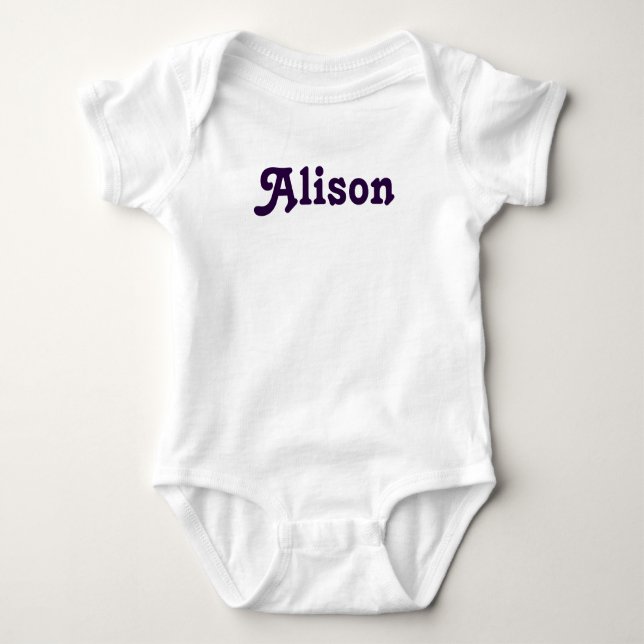 Body Para Bebé Clothing Baby Alison (Anverso)