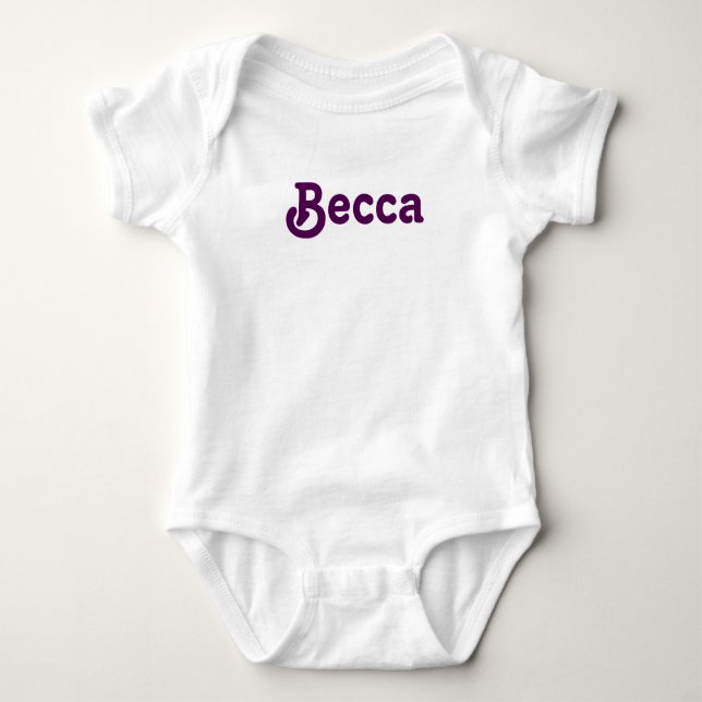 Body Para Bebé Clothing Baby Becca (Anverso)