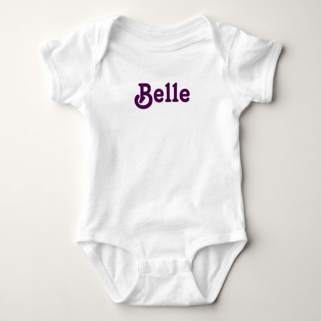 Body Para Bebé Clothing Baby Belle (Anverso)