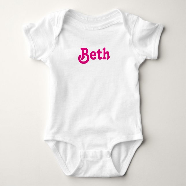 Body Para Bebé Clothing Baby Beth (Anverso)