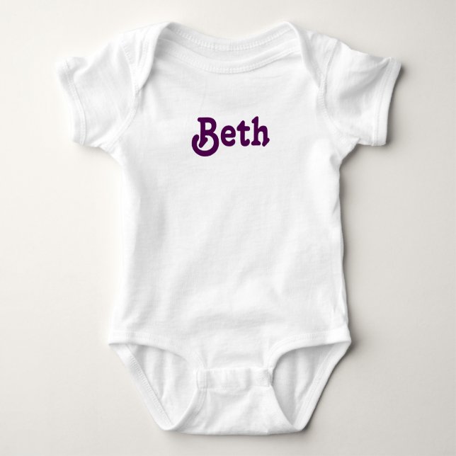 Body Para Bebé Clothing Baby Beth (Anverso)