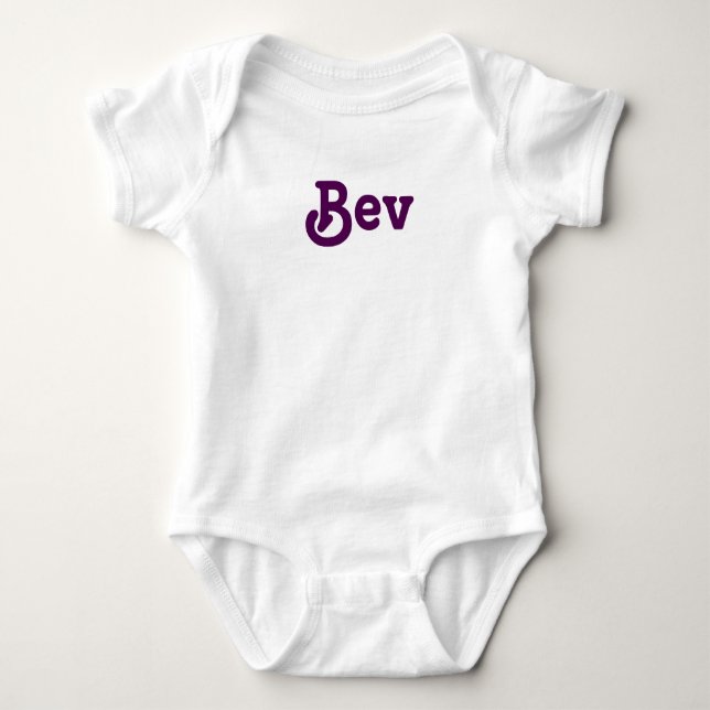 Body Para Bebé Clothing Baby Bev (Anverso)