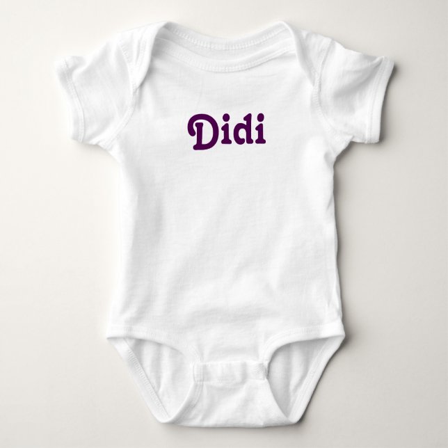 Body Para Bebé Clothing Baby Didi (Anverso)