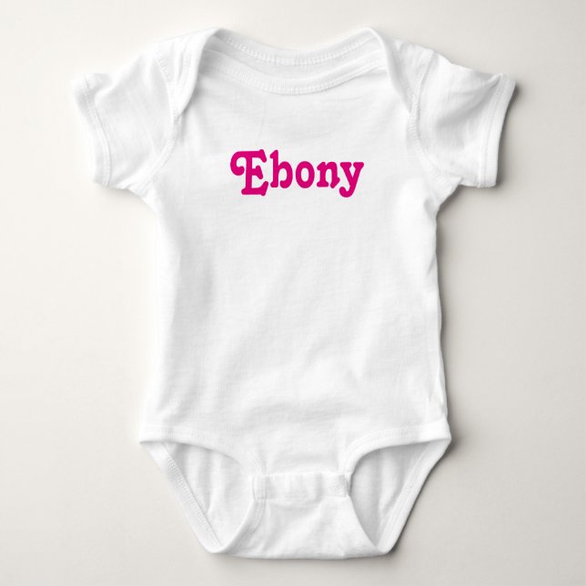 Body Para Bebé Clothing Baby Ebony (Anverso)